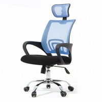 Échantillon gratuit Vente directe en usine Chaise de bureau ergonomique pivotante en maille de style simple pour le travail en réunion