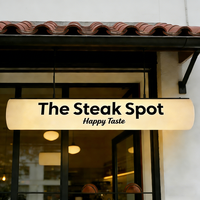 Boîte lumineuse publicitaire murale résistante aux intempéries, indice de protection IP65, pour affichage de menus de restaurants en extérieur, panneau signalétique