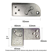 Charnières de table pliantes à 90 degrés, support de table dissimulé pour meubles, accessoires rotatifs pour table peu encombrante