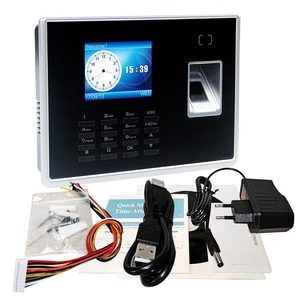 TIMY Descarga Gratuita Sistema de Gestión de Asistencia con Huella Dactilar Excel, Máquina de Control de Asistencia TM1100, Enchufe Estadounidense - Product Image 6