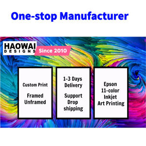 HAOWAI Drop Shipping <span class=keywords><strong>surrealismo</strong></span> stile vistoso ritratto dei cartoni animati film tela da parete stampa personalizzata Poster stampa su tela - Product Image 5