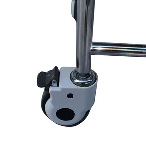 Swiss Franc Stainless Steel Stretcher <b>Trolley</b> 2000*650*750 Patient Transfer Cart With Large And Small Wheels - Product Image 5