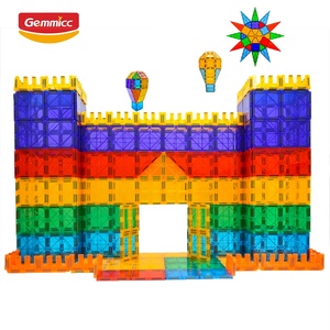 Gemmicc 158 pcs STEM hơi nước giảng dạy khối từ tháp đồ chơi xây dựng khối Bộ - Product Image 6