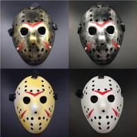 Topeng Plastik Tebal Nicro Masquerade Amusement Full Face untuk Halloween Cosplay Kostum Horor Ason Freddy Topeng Pesta Menyeramkan