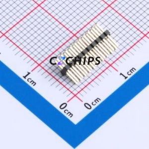 MTP310-1210S1 Pin Header Through hole Component (THT),P=1.27mm Connector 2x10P 1.27mm Double Row 20P - Product Image 2