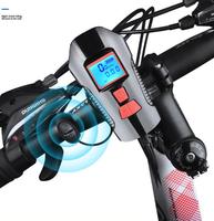 Lampu Sepeda dengan Odometer Antiair, Lampu Sepeda Stopwatch, Mendukung Layar LCD