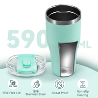 Mugs à bière multicolores en métal pour boissons chaudes et froides, en acier inoxydable, isolés sous vide, mugs de voyage pour café, en stock au Royaume-Uni