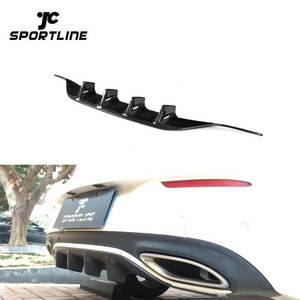 Diffuseur de lèvre arrière en fibre de carbone pour mercedes-benz classe C C180 C200 <span class=keywords><strong>C250</strong></span> C300 C350 C43 AMG <span class=keywords><strong>4Matic</strong></span> coupé cabriolet 15-18 - Product Image 1