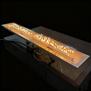 42 inch thép không gỉ hình chữ nhật điều khiển từ xa <span class=keywords><strong>gas</strong></span> Pit Burner cho ngoài trời lửa Pit bảng hoặc lò sưởi. - Product Image 5