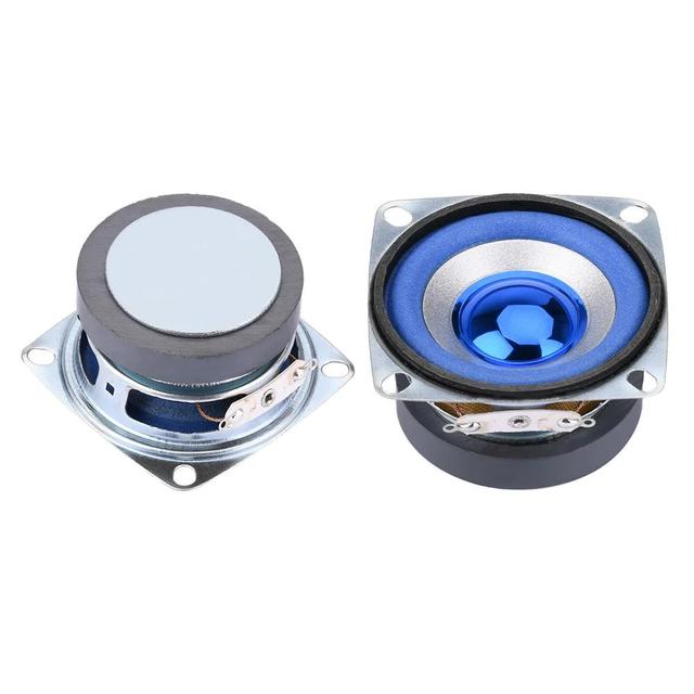 5W 4ohm Blue Full-Frequency 2-Inch Small Square Speaker 52mm 4 Ohm Electronic Component