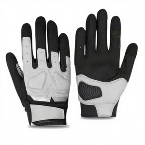 Wholesale good Leather Anti <b>Slip</b> White Golf Gloves Customized Logo Soft Material <b>Full</b> Fitting Golf Gloves cabretta leather - Product Image 2