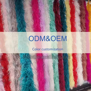 10ply Wholesale <strong>Ostrich</strong> <strong>Feather</strong> <strong>Boa</strong> for Women Home Party Wedding Xmas Decor DIY Craft Clothing Costume Dance Dress - Product Image 6