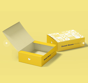 Emballages alimentaires personnalisés <span class=keywords><strong>en</strong></span> papier kraft avec fermeture magnétique, impression UV, vernissage, plateau à 4 coins, design à rabat supérieur, doublure <span class=keywords><strong>en</strong></span> éponge - Product Image 3