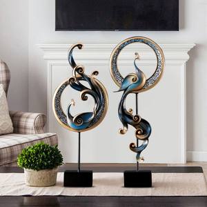 कस्टम सजावटी विंटेज राल परी कथा पशु बिक्री के लिए फीनिक्स पक्षी प्रतिमा - Product Image 3