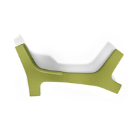 Ensemble de canapés modulaires élégants et robustes, structure en bois massif, sièges en tissu, design moderne, éponge haute densité, pour bureau