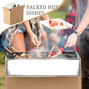 Aluminum Foil Liner Insulated Shipping <strong>Box</strong> for <strong>Frozen</strong> Food Cold Shipping Cooler Boxes for Sushi Matt Lamination Print Handling - Product Image 4