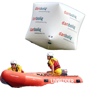 Bouée cubique gonflable en PVC Huayue HY565 à impression intégrale pour événements aquatiques, marqueur flottant, capacité inférieure à 100 kg, utilisation extérieure - Product Image 1