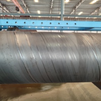 Tuyau SSAW à paroi épaisse anti-corrosion de 1000 mm, 1200 mm, 8 pouces, 24 pouces pour l'alimentation en eau, les applications structurelles, les eaux usées et la construction