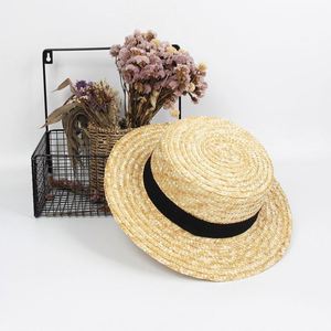 Sombreros De Paja Large Brim <b>Hats</b> <b>Men</b> Women Skimmer Wheat Straw Woven Outdoor Travel Sunshade <b>Sun</b> <b>Hat</b> Flat Top Fish - Product Image 4