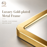 Miroir de salon professionnel en acier inoxydable avec LED réglable, design moderne, fixation murale pour barbier, salon de coiffure, maquillage, beauté - Le meilleur
