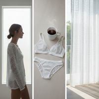Tissu en dentelle extensible géométrique en nylon et élasthanne pour superpositions de robes et vêtements de mode – Vente en gros