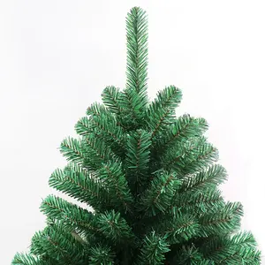 120/150/180/210CM एन्क्रिप्शन कृत्रिम क्रिसमस पेड़ सजावट पूर्व जलाया पीवीसी क्रिसमस पेड़ मिनी ग्रीन क्रिसमस पेड़