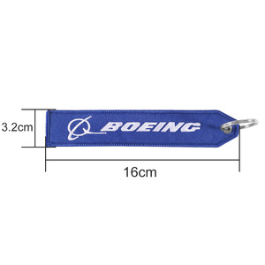 Llaveros Personalizados Bordados de Boeing y <span class=keywords><strong>Airbus</strong></span> A320, Etiqueta de Aviación con Técnica de Tejido - Product Image 6