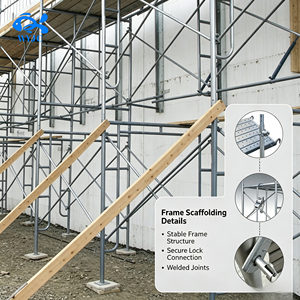 <span class=keywords><strong>Andamios</strong></span> Móviles en Forma <span class=keywords><strong>de</strong></span> H Fabricados en Fábrica para Metal, Utilizados para la Construcción <span class=keywords><strong>de</strong></span> <span class=keywords><strong>Andamios</strong></span> <span class=keywords><strong>de</strong></span> Escalera Galvanizados Hechos <span class=keywords><strong>de</strong></span> Acero - Product Image 1