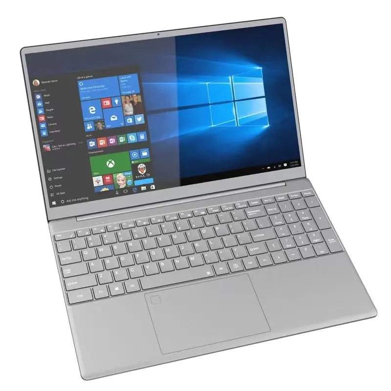 Laptop Notebook 15.6 Inci Win10/11 16GRAM Dukungan 128/256/512Gb Ssd Computadora Portatil I5 I7 Level CPU Laptop