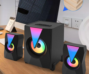 Loa Bass Lớn Dòng 2.1 Chất Lượng Cao Với Đèn Led Rgb Loa Siêu Trầm Loa Gỗ Không Dây <span class=keywords><strong>Usb</strong></span> - Product Image 4