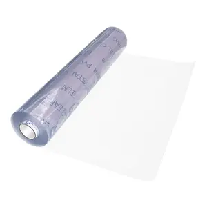 Membrane transparente en PVC inodore givré coloré rideau de pluie nappe de tente Film d'emballage en plastique membrane en PVC