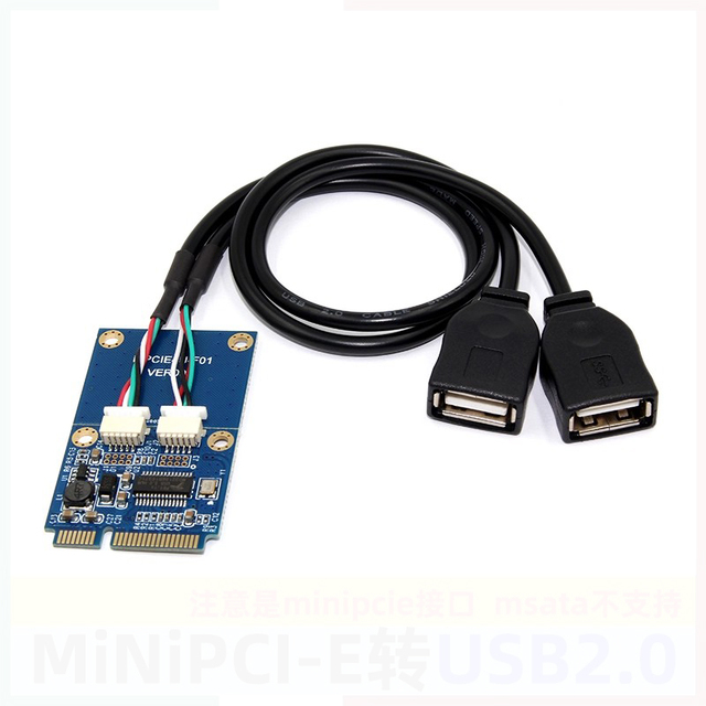 Notebook Minipci-e to Usb Adapter Board Mini Pcie Expansion Usb2.0 Interface Expansion Card