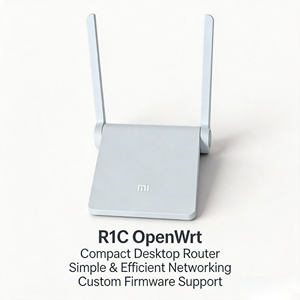 Router WiFi Mini OpenWrt R1C AC1200 Usado, Doble Banda 2.4GHz 5GHz, Ethernet 10/100Mbps para Viajes y Hogar - Product Image 1