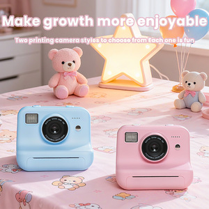 子供用インスタントプリントデジタルカメラ - 48MP写真、2.4インチ1080P動画、ポータブルミニサーマルプリンターおもちゃ（子供向けS1） - Product Image 2