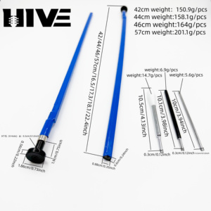 Varillas de ajuste de truss rod para guitarra HIVE Wrapped Spoke Wheel, de 8 orificios, bidireccionales, azules, de doble acción - Product Image 2