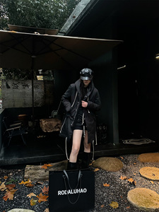<span class=keywords><strong>Manteau</strong></span> long matelassé à capuche style classique foncé 2025 pour <span class=keywords><strong>homme</strong></span> – Tendance urbaine Hip Hop - Product Image 6