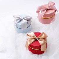 Rouleau de papier avec Logo personnalisé pour Rose, conteneur rond rigide, emballage de luxe en carton, boîte à fleurs, cadeau, 50 pièces