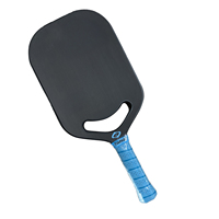 Raquette de pickleball en fibre de carbone sans bordure, technologie thermoformée, approuvée USAPA