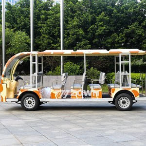 Bus électrique de tourisme à toit ouvert à motif girafe pour parc animalier et navette de passagers - Product Image 4