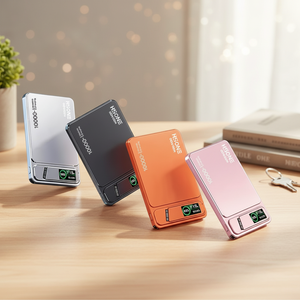 Banco de Energía Magnético de Emergencia LC1C2 de 5000mAh/10000mAh con Pantalla AI, Imanes N52, Carga 3 en 1 y Salida Rápida de 20W - Product Image 3
