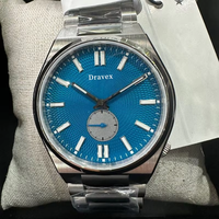 Montre mécanique pour homme, cadran à texture fine, affichage des secondes, index lumineux, boîtier en acier inoxydable, montre-bracelet décontractée pour homme