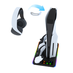 <span class=keywords><strong>PS5</strong></span> Slim Console Ventilateur Station Contrôleur de refroidissement Support de charge Lumière RVB Support de refroidissement pour <span class=keywords><strong>Ps5</strong></span> <span class=keywords><strong>Digital</strong></span> Edition Console - Product Image 3
