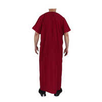 Nuevo Vestido Largo Musulmán de Manga Corta para Hombre, Estilo Marroquí, Tallas 54-62, Diseño de Bordado de Calidad Superior, Hecho en Koshibo