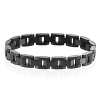 Bracelet Président en Acier Inoxydable 316L, Bracelet de Montre à 3 Rangs, Noir, Or, Argent, Fermoir Pliant, Bijoux pour Hommes et Femmes, Vente en Gros, Personnalisation OEM