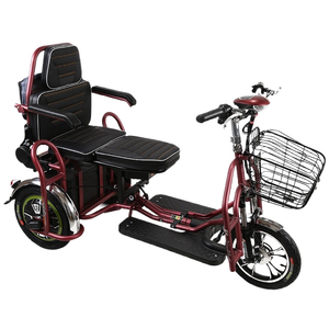 <span class=keywords><strong>Tricycle</strong></span> électrique pliable Elite 48V 350W 20Ah 20km/h avec frein à pied, 3 modes, en acier haute teneur en carbone, pour seniors, courses et livraison - Product Image 1
