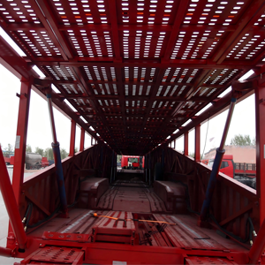 Satılık özelleştirilmiş çelik 8-16 araç araba taşıyıcı taşıma yarı römork - Product Image 3