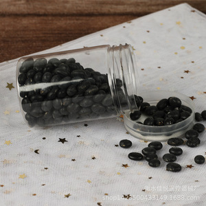 Pot en plastique 55*85 avec couvercle à vis, bouteille en plastique transparente hermétique, petit pot de qualité alimentaire, pot à thé/biscuits - Product Image 2