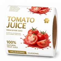 Etiquetas Personalizadas, Etiquetas para Bebidas, Etiquetas Adhesivas Personalizadas con Logotipo Impreso en Vinilo Impermeable para Empaquetado de Productos