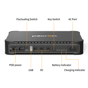 Pecron 38.48wh <b>UPS</b> <b>Power</b> <b>Ups</b> 4 Cell Series Lithium Battery <b>Ups</b> 36W Output for CCTV Fan Modem Wifi Router - Product Image 1