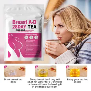 Hot Sell High Quality Breast Enlargement Natural Sexy Bust Fast Growth Boobs Firming Sexy Care Papaya Enhancement Tea For Women